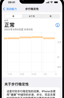 宏伟iPhone手机维修如何在iPhone开启'步行稳定性通知'