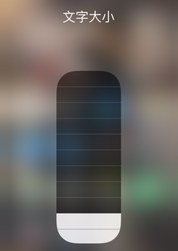 宏伟苹果手机维修分享小技巧：在 iPhone 控制中心快速调节字体大小 